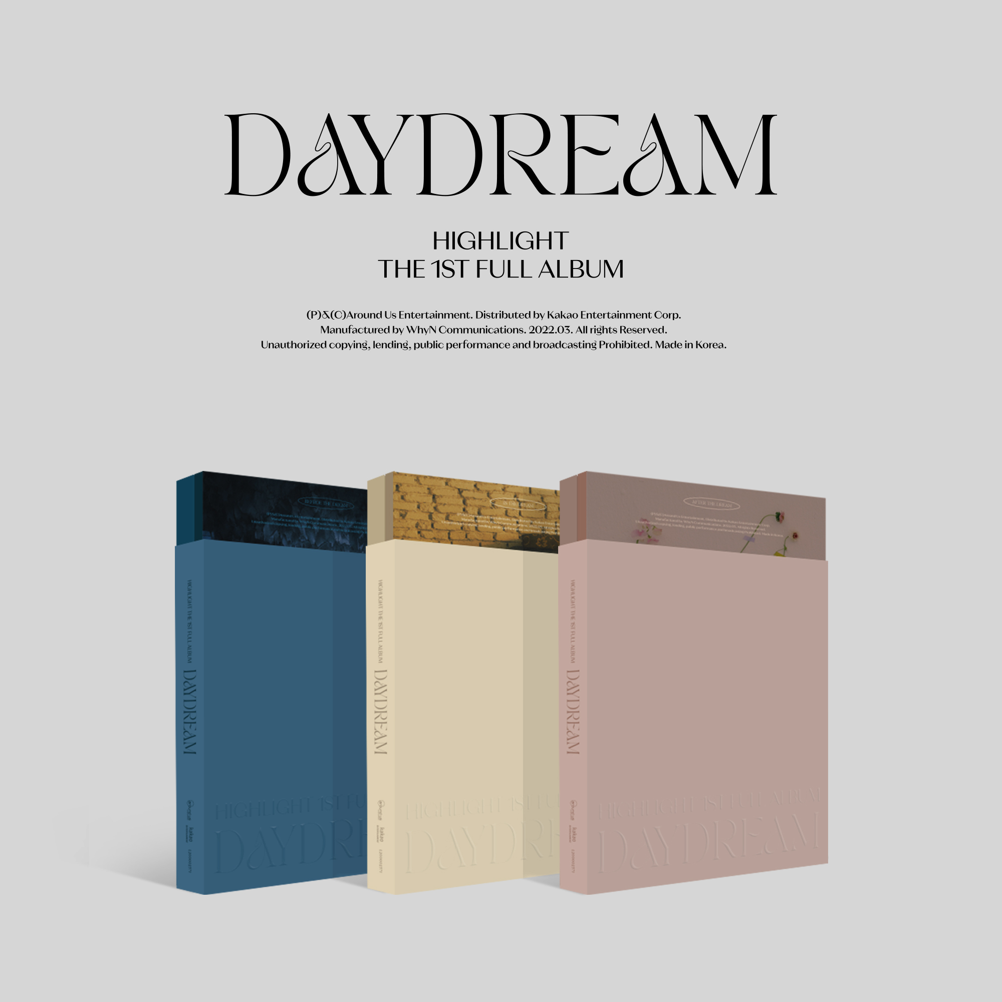 HIGHLIGHT THE 1ST FULL ALBUM 「DAYDREAM」日本限定特典付き販売の
