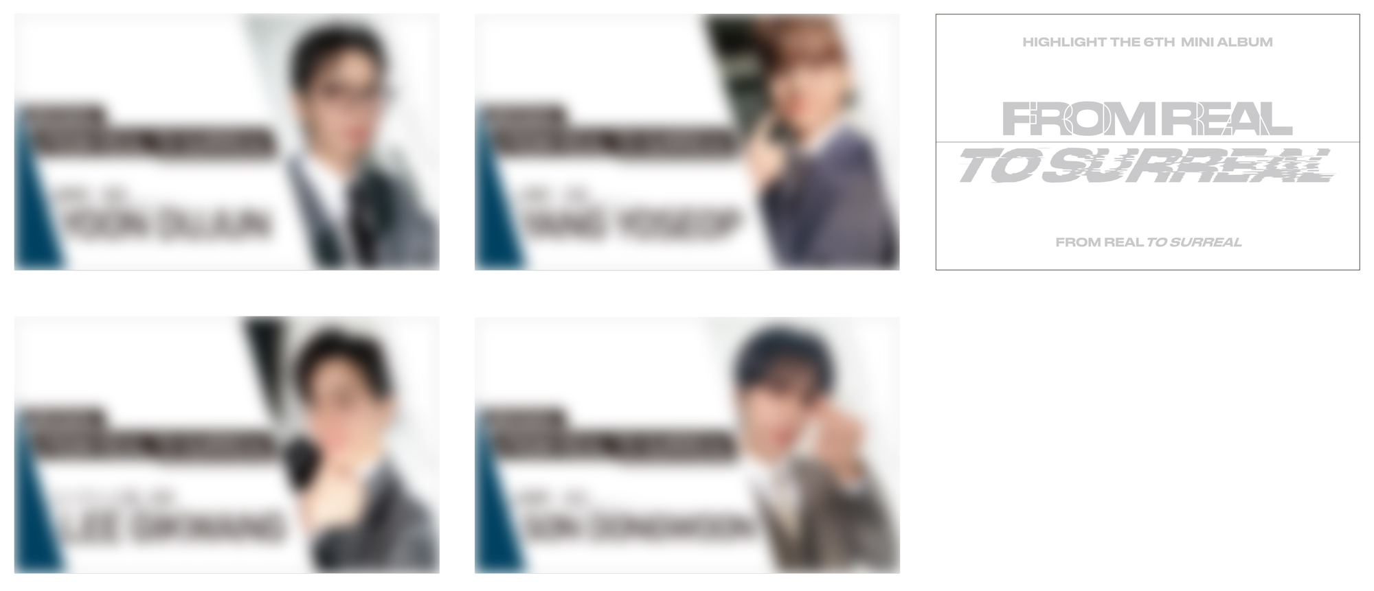 HIGHLIGHT THE 6th MINI ALBUM [From Real to Surreal] 発売記念